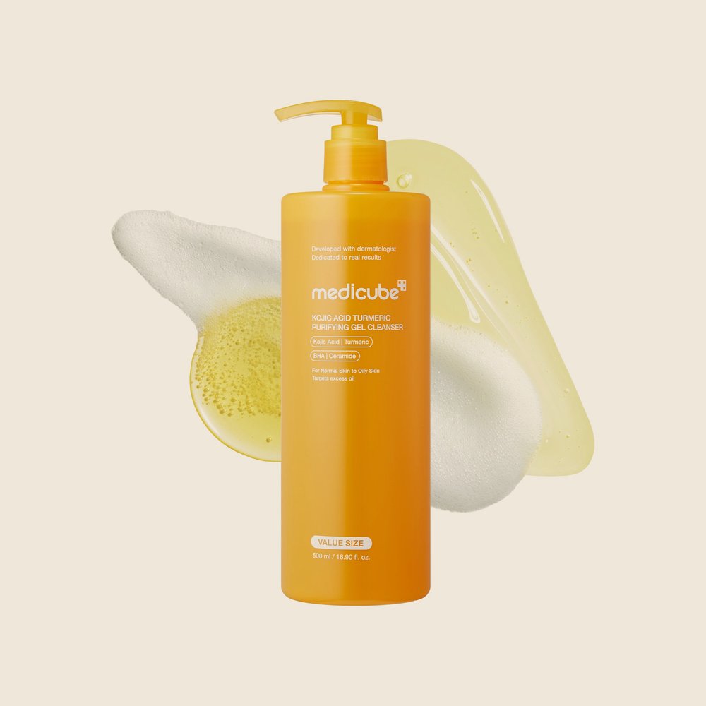 Medicube Kojic Acid Turmeric Purifying Gel Cleanser — Medicube
